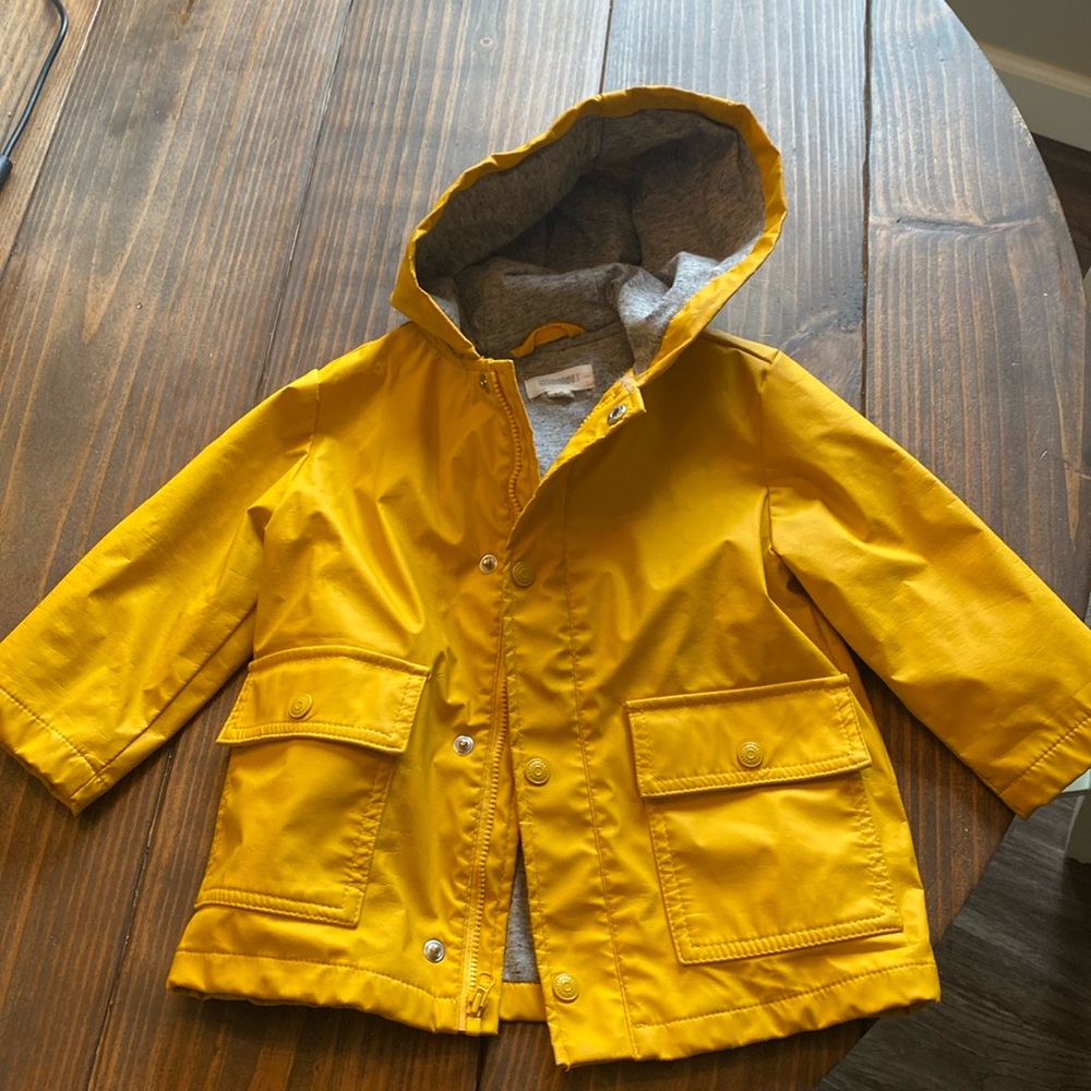 Toddler rain coat.